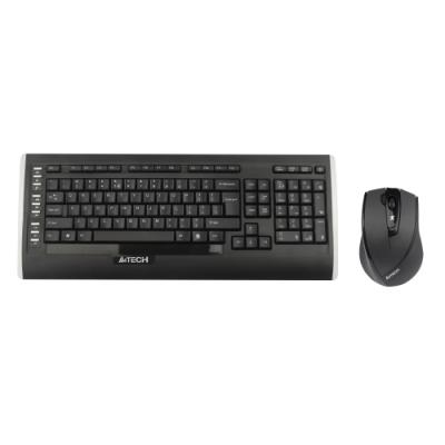 A4 TECH 9300F Q 2.4 GHZ MM V-TRACK KABLOSUZ SET SİYAH