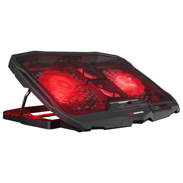 ADDISON RAMPAGE AD-RC4 COLDBREEZE KIRMIZI LEDLI 2*125MM+2*70MM IŞIKLI FAN 15-17 NOTEBOOK SOĞUTUCU STAND