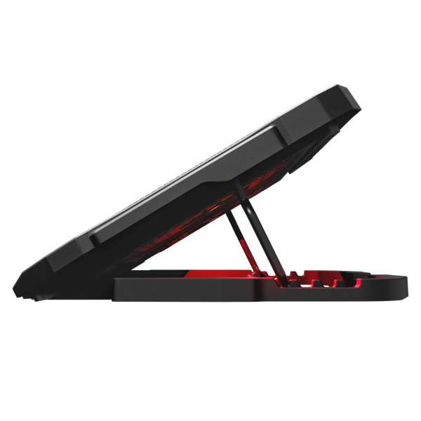 ADDISON RAMPAGE AD-RC4 COLDBREEZE KIRMIZI LEDLI 2*125MM+2*70MM IŞIKLI FAN 15-17 NOTEBOOK SOĞUTUCU STAND