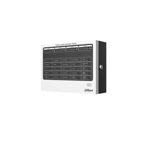 DAHUA HY-C102-4 KONVANSİYONEL 4 ZONE YANGIN ALARM KONTROL PANELİ - 2X12V 5A AKÜ+ETHERNET PORT DAHİL