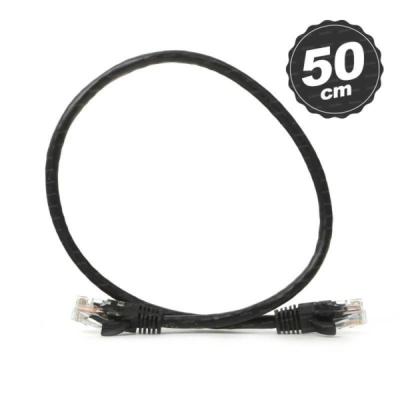 DARK DK-CB-NT6U50B 50CM UTP CAT6 PATCH KABLO SIYAH AWG24/7