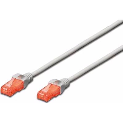 DIGITUS DK-1617-005 50CM GRİ PATCH KABLO CAT6 U/UTP,YANGINA DAYANIKLI (250MHZ) POE* READY