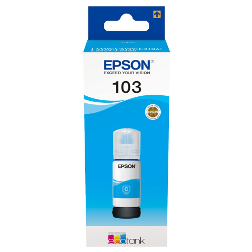 EPSON C13T00S24A 103 ECO TANK CYAN MAVİ ŞİŞE MÜREKKEP