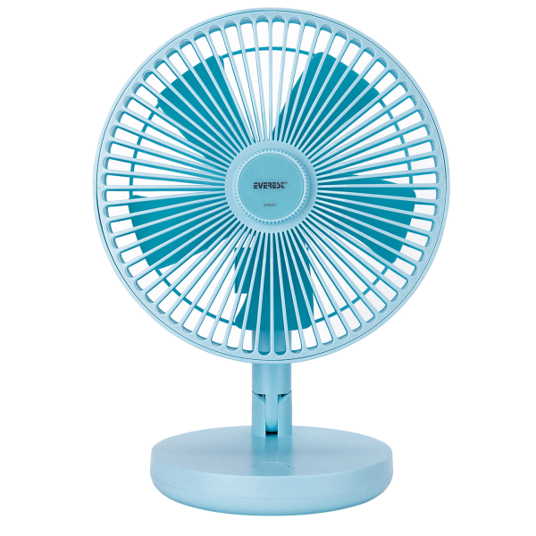 EVEREST EFN-521 MASAÜSTÜ TAŞINABILIR ŞARJLI MAVI 1200MAH USB FAN