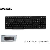 EVEREST KB-517U USB F STANDART KLAVYE SİYAH