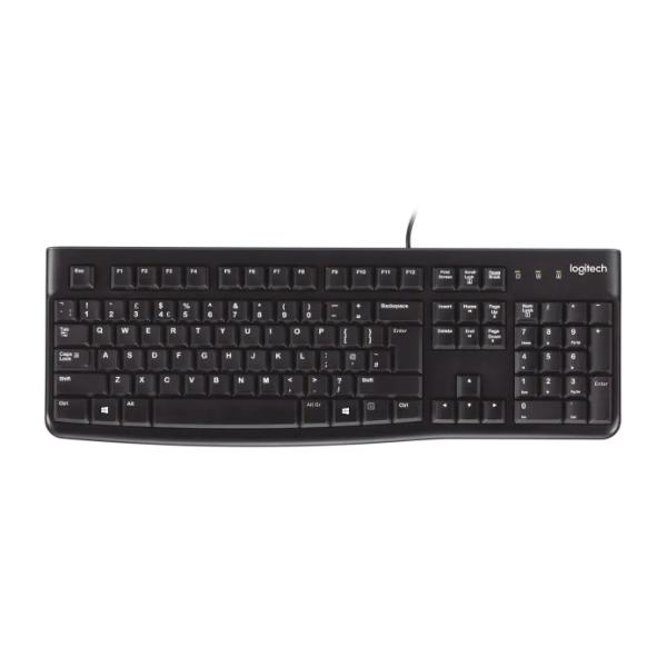 LOGITECH K120 KABLOLU KLAVYE Q TUŞ DİZİMİ-SİYAH 920-002505