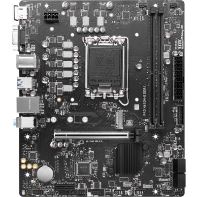 MSI MB PRO H610M-E DDR4 SOKET 1700 DDR4 3200(OC) HDMI VGA M.2 USB3.2 1X 1G LAN MATX