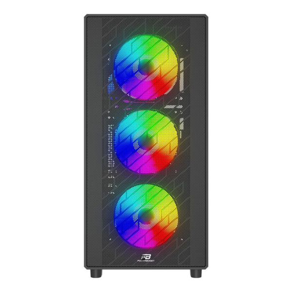 POWERBOOST A600B 600W 80+ ATX USB 3.0 RAINBOW FANLI MESH GAMING SIYAH KASA
