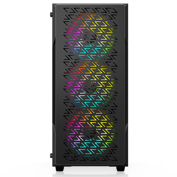POWERBOOST PB-P801AB 650W 80+ BRONZE USB 3.0, ATX MESH, ARGB FAN SIYAH KASA