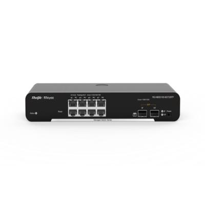 RUIJIE REYEE RG-NBS3100-8GT2SFP 8 PORT 10/100/1000+ 2 SFP YONETILEBILIR DESKTOP SWITCH METAL KASA