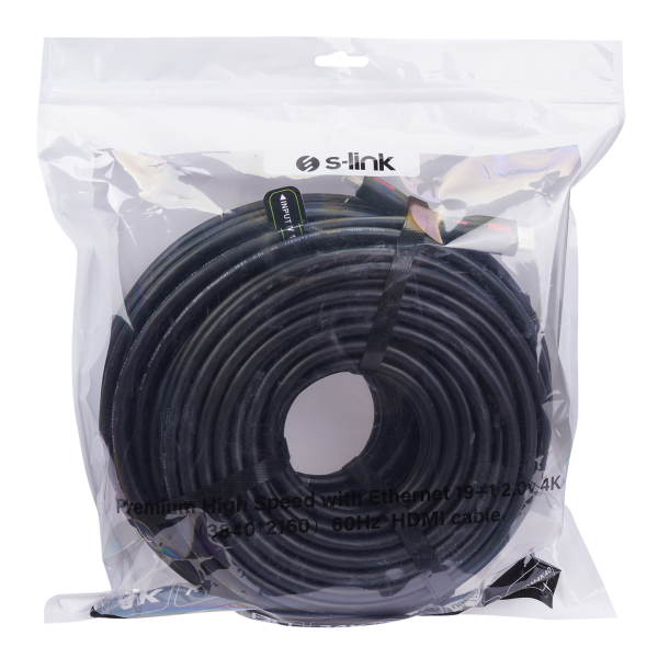 S-LINK SL-HDM4K40 19+1 HDMI TO HDMI 40M V2.0 4K (3840*2160) 60HZ KABLO