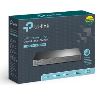 TP-LINK T1500G-8T (TL-SG2008) 8 PORT GIGABIT SMART